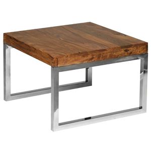 Wohnling Couchtisch Guna, WL1.309, aus Massivholz, sheesham, quadratisch, (B/T) 60 x 60 cm