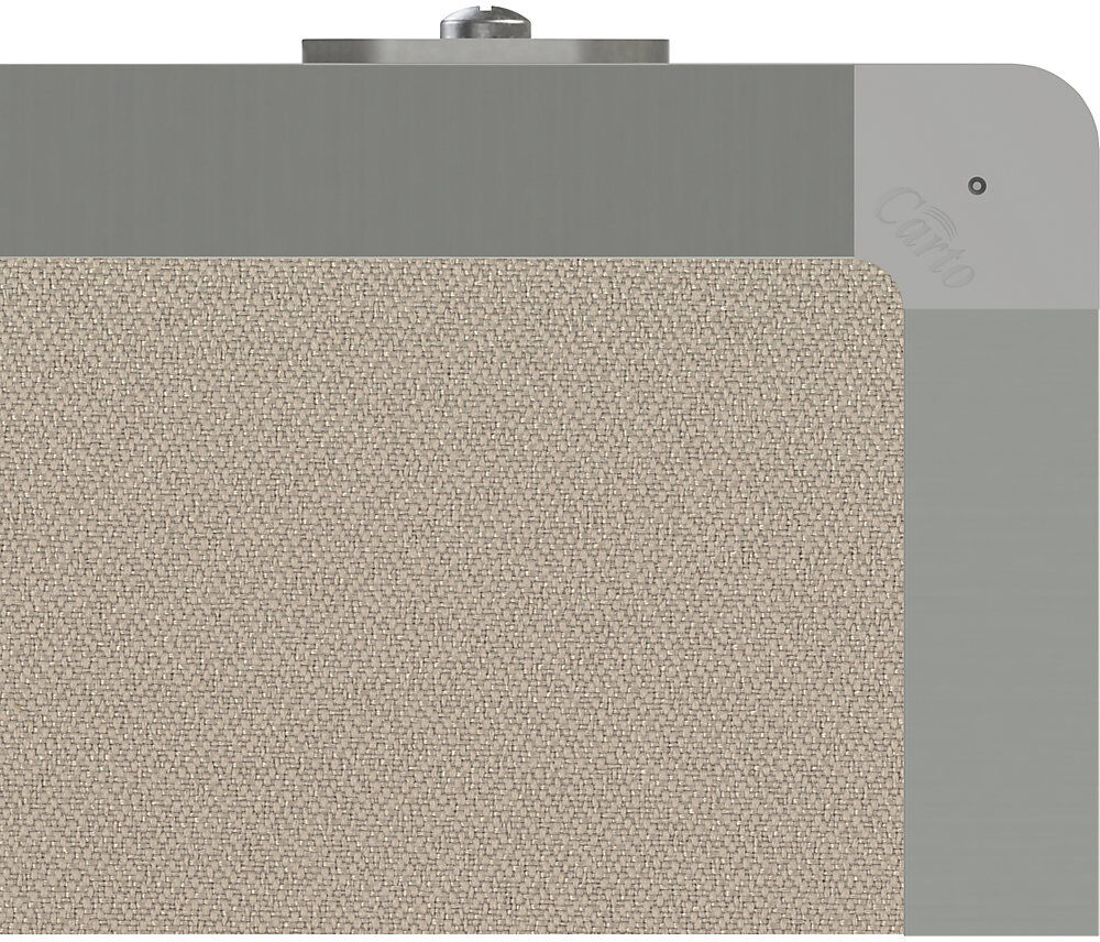 Präsentationswand, faltbar und mobil, HxBxT 1905 x 3040 x 500 mm, beige eurokraft basic