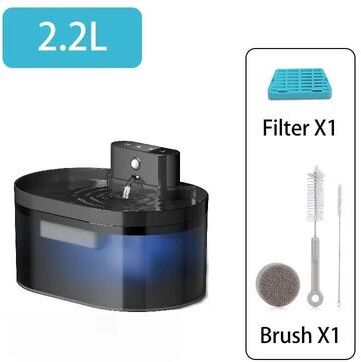 Uplifted Finds Ultra Quiet Wireless Motion Sensing Water Fountain fountain brush