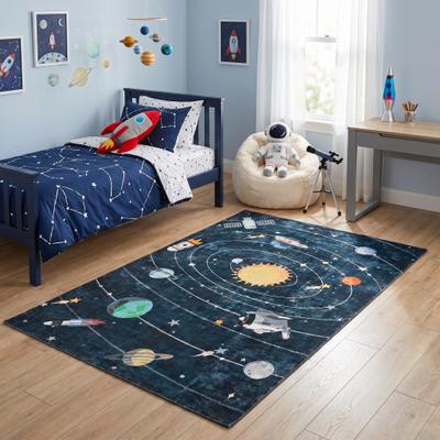 MDA Rugs Kids Collection Interstellar Adventure Space Themed Area Rug