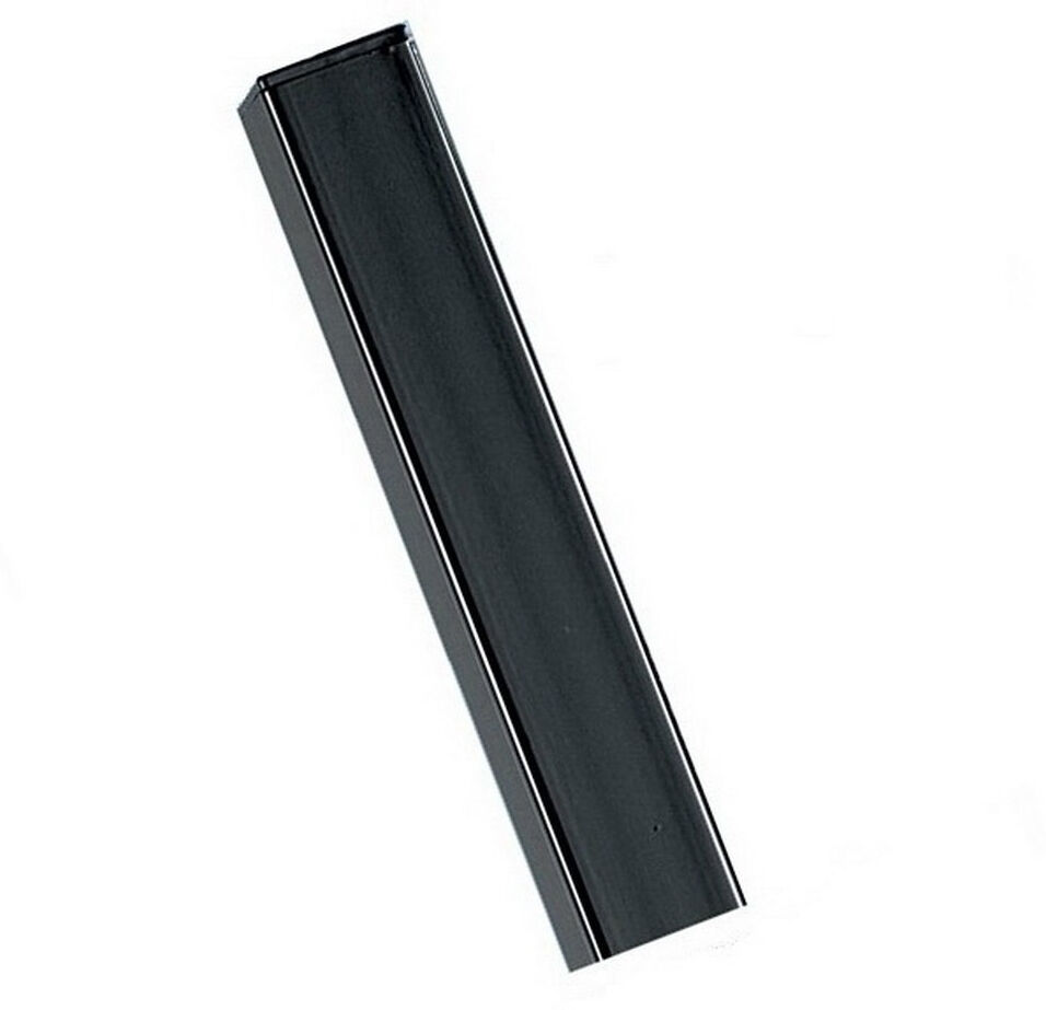 Lepine Rosalind Wheeler Concrete-In 70mm Sq Blank Metal Post, Flat Top or Ball Top Black 7cm Sq X 140cm H Flat Top