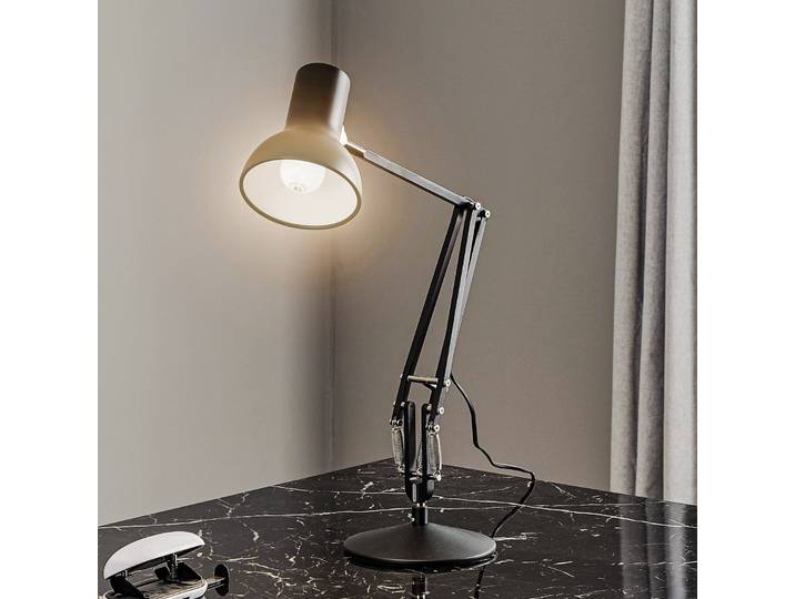 Type 75 Mini Tischleuchte, Jet Black - Anglepoise - Arbeitszimmer / Büro - Industrielles Design - Metall - Einflammig
