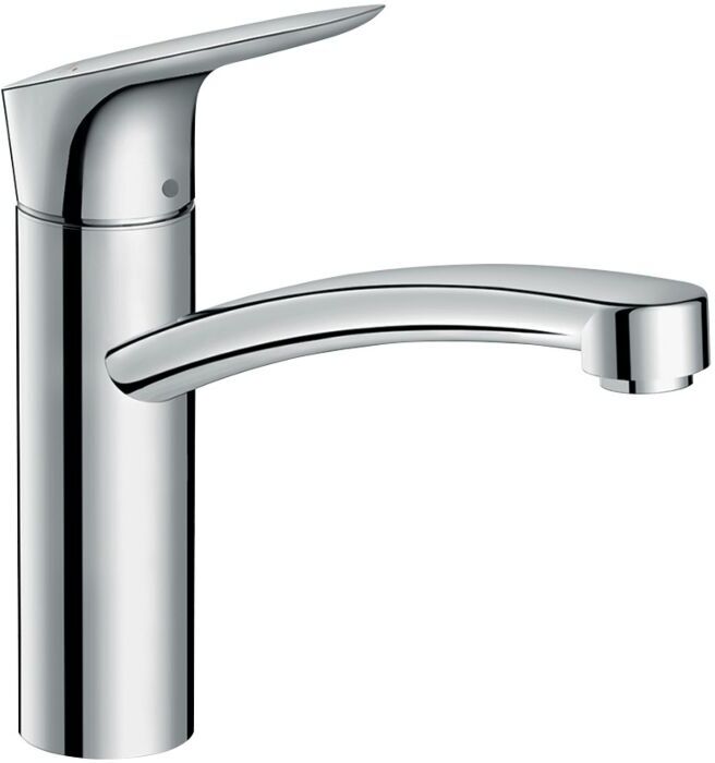 Hansgrohe Logis 160 Küchenarmatur 71839000 chrom, schwenkbarer Auslauf 360°, Coolstart Eco