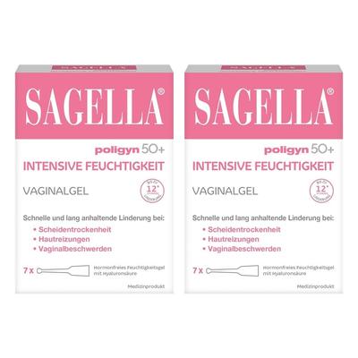 Sagella poligyn 50+ intensive Feuchtigkeit Gel 2x 2x7 St