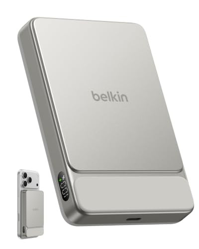 Belkin UltraCharge Magnetische Power Bank 10000mAh met USB-C Poort - Zand