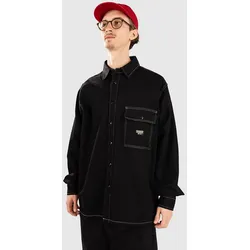 Rivvia Projects Contrast Off Track Hemd black Gr. S