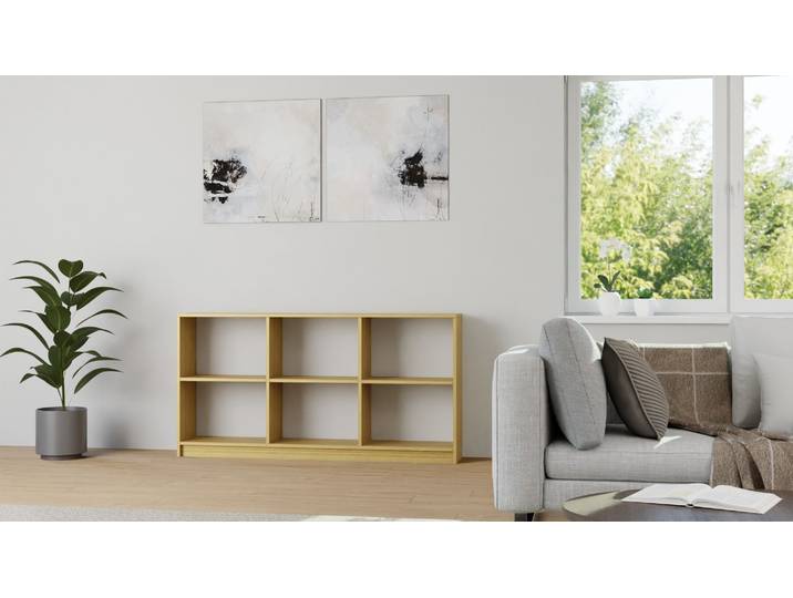TV Regal Eiche Natur geölt