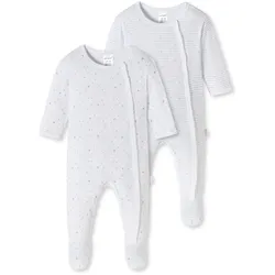 Schiesser Unisex Strampler Original Classics 2er Pack
