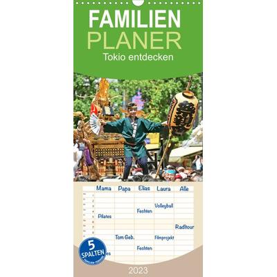 Familienplaner Tokio entdecken (Wandkalender 2023 , 21 cm x 45 cm, hoch)