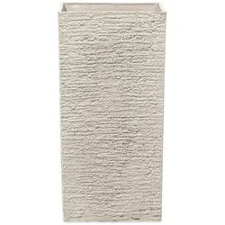 BLUMENTOPF hellbeige quadratisch 35/35/70 cm Gaza