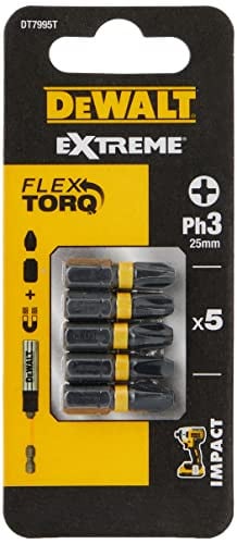 DeWALT Extreme Flextorq Impact Schroefbits DT7995T PH3 25 mm 5 stuks