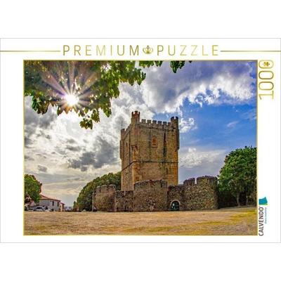 CALVENDO Puzzle Ein Sonnenstern am Torre de Menagem | 1000 Teile Lege-Größe 64 × 48 cm Foto-Puzzle für glückliche Stunden, von , Calvendo Puzzle