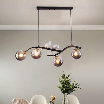 Pendelleuchte 83 cm LED Pendelleuchte Tier Element geometrische Formen Single Design Pendelleuchte Metall künstlerischen Stil modernen Stil Sputnik gemalt endet modernen nordischen Stil 110-240V