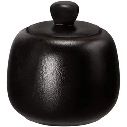 Seltmann Weiden Liberty Velvet Black Zuckerdose 0,26 l, Vorratsbehälter, Schwarz