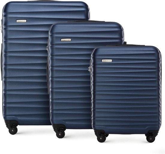 Famanu Kofferset 3-teilig mit stilvollem Design - Blau