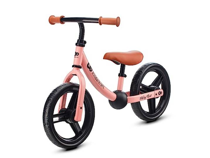 Kinderkraft 2WAY Next Laufrad, 12 Zoll, Rosa