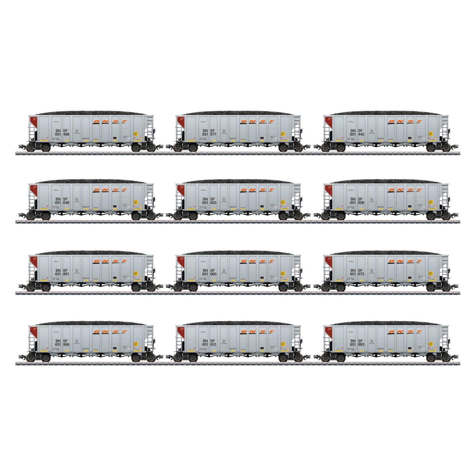 Märklin H0 12er-Set US Hopper Cars der BNSF (Spur H0) (45666)