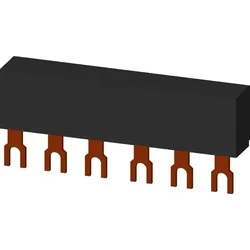 Siemens 3RV1915-1AB 3ph. Sammelschienen Abstand 45mm f.2 Schalter Gabelform