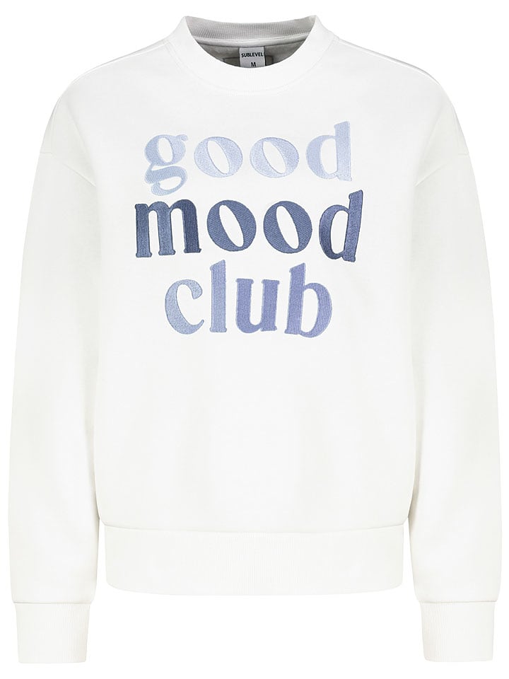 Sublevel Sweatshirt "Elsa" in Weiß - L