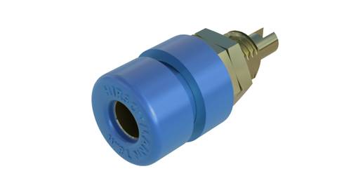 Hirschmann Test & Measurement BIL 30 Au Laborbuchse Buchse, Einbau vertikal Stift-Ø: 4mm Blau