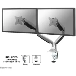 Neomounts NM-D750DSILVER Monitor Tischhalterung