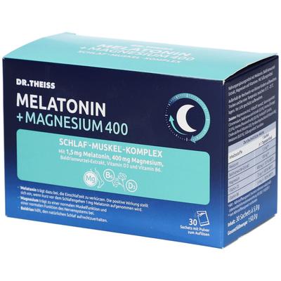 Dr.theiss Melatonin+Magn.400 Schlaf-Komplex Pulver 30x5 g