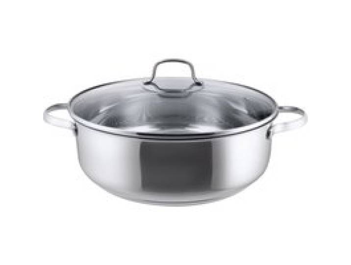 SILVERCREST® Casserole en acier inoxydable, Ø 28 cm (avec revêtement)