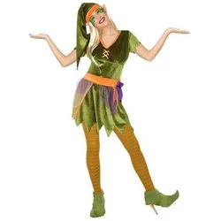 BigBuy Verkleidung für Erwachsene Kobold Grün (4 Pcs) Grösse: M/L (L, M)