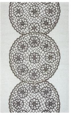 Alora Decor Charming Medallion Hand-tufted Wool Blend Rug