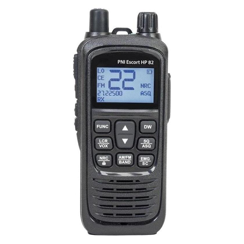 PNI Tragbares CB-Funkgerät Escort HP 82, Multistandard, 4 W, 12 V, AM-FM, NRC, Dual Watch, Roger Bee (43697934)