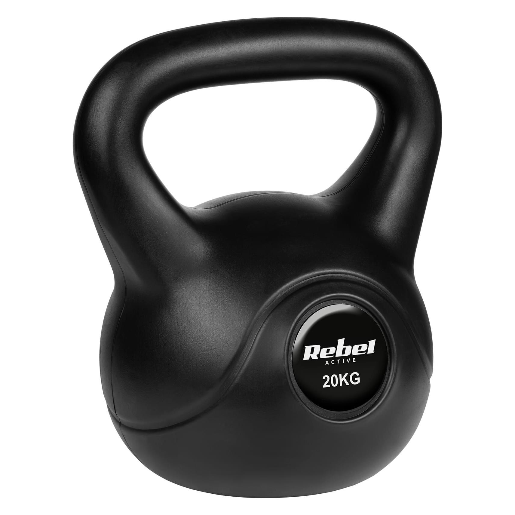 Rebel Bitumen kettlebell 20 kg ACTIVE (RBA-2320)