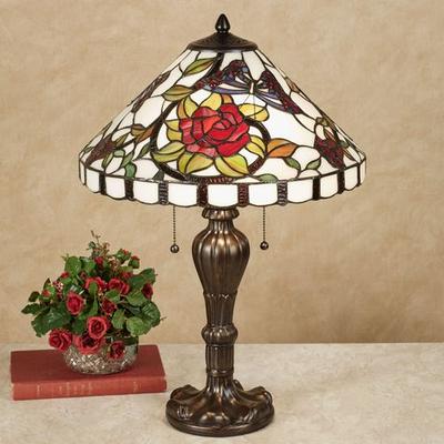 Touch of Class Rose Amour Table Lamp Multi Jewel , Multi Jewel