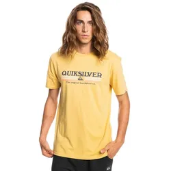 Quiksilver Herren T-Shirt Lined Up gelb - S - S