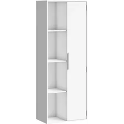 BÜCHERSCHRANK Spanplatte MDF Weiß