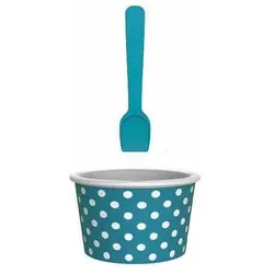 Zak! Dotty, Einwegbehälter, Blau, Weiss