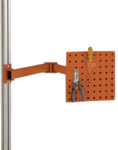 Manuflex ZB8232.2001 Werkzeugträgerplatte für CANTOLAB und ALU, BxH 305 x 305 mm, mit Doppelgelenk-Schwenkausleger