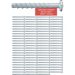 Fischer Betonschrauben Panhead UltraCut FBS II 6x30/5 P - 100 Stück - 546377