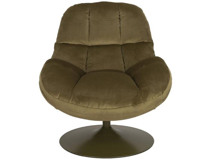 Loungesessel Beefy – aus Polyester - Grün - Luxusbetten24