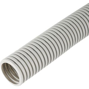 REV-Ritter Leerrohr ISO-Rohr, ungeschlitzt, M16, Ø 16 mm, Wellrohr, Druckfestigkeit 320N/5cm, 25 m
