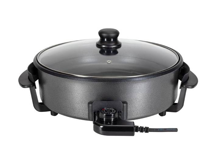 Elektrische Multipfanne NOUVEL Sapore Ø 32 cm , grau, Ø:32cm, Elektropfannen, Elektrische Multipfanne