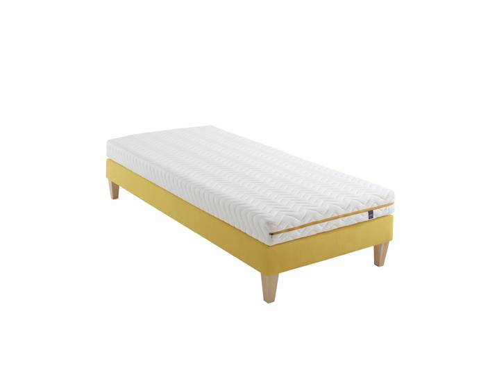 Ensemble matelas mousse, sommier et pieds Aurore 200 - SOMEO 80x190