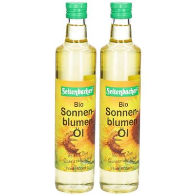 Seitenbacher Bio Sonnenblumen Öl x2 2x500 ml