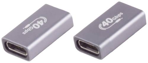 BKL Electronic USB-C Verbinder, 4.0, 40Gbps, Metall, Pro 10080137 Inhalt: 1St.