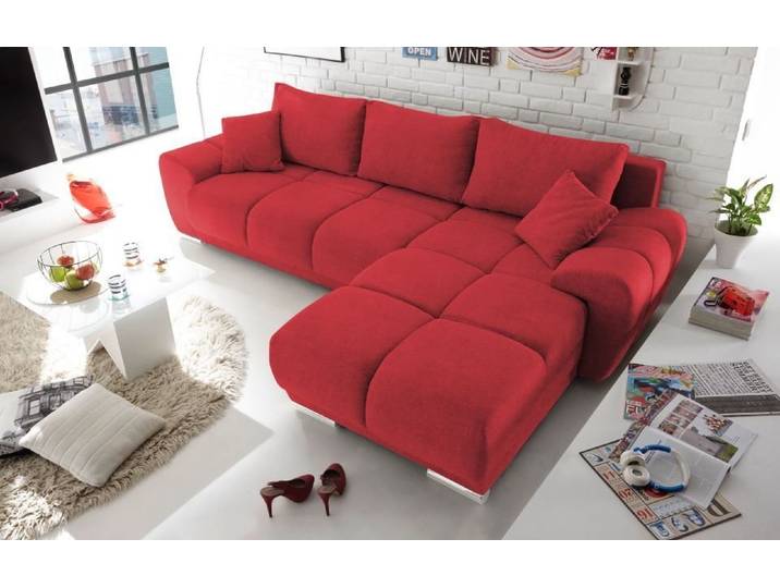 ED EXCITING DESIGN Ecksofa Anton, mit Schlaffunktion