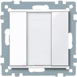 Merten 617125 Elektroschalter Weiss, Schalter + Taster, Weiss