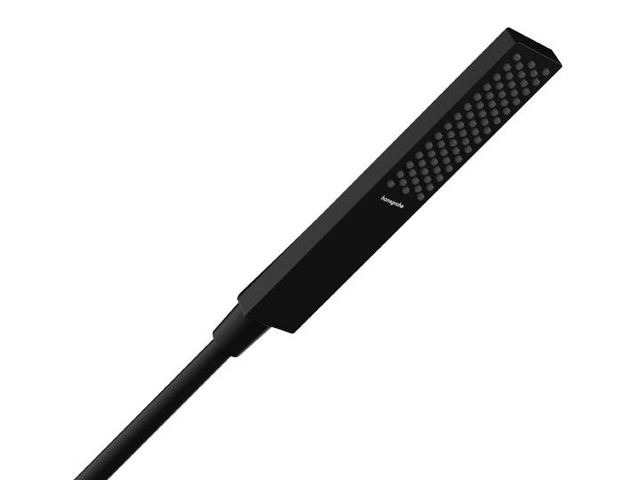 Douche de tête Hansgrohe Pulsify E\, modèle 100\, 1 jet\, technologie EcoSmart\, finition noir mat