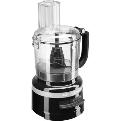 KITCHENAID Zerkleinerer "5KFP0719EBM SCHWARZ MATT", schwarz (matt schwarz), B:19,5cm H:39cm T:19,5cm, Zerkleinerer, 1,7-l