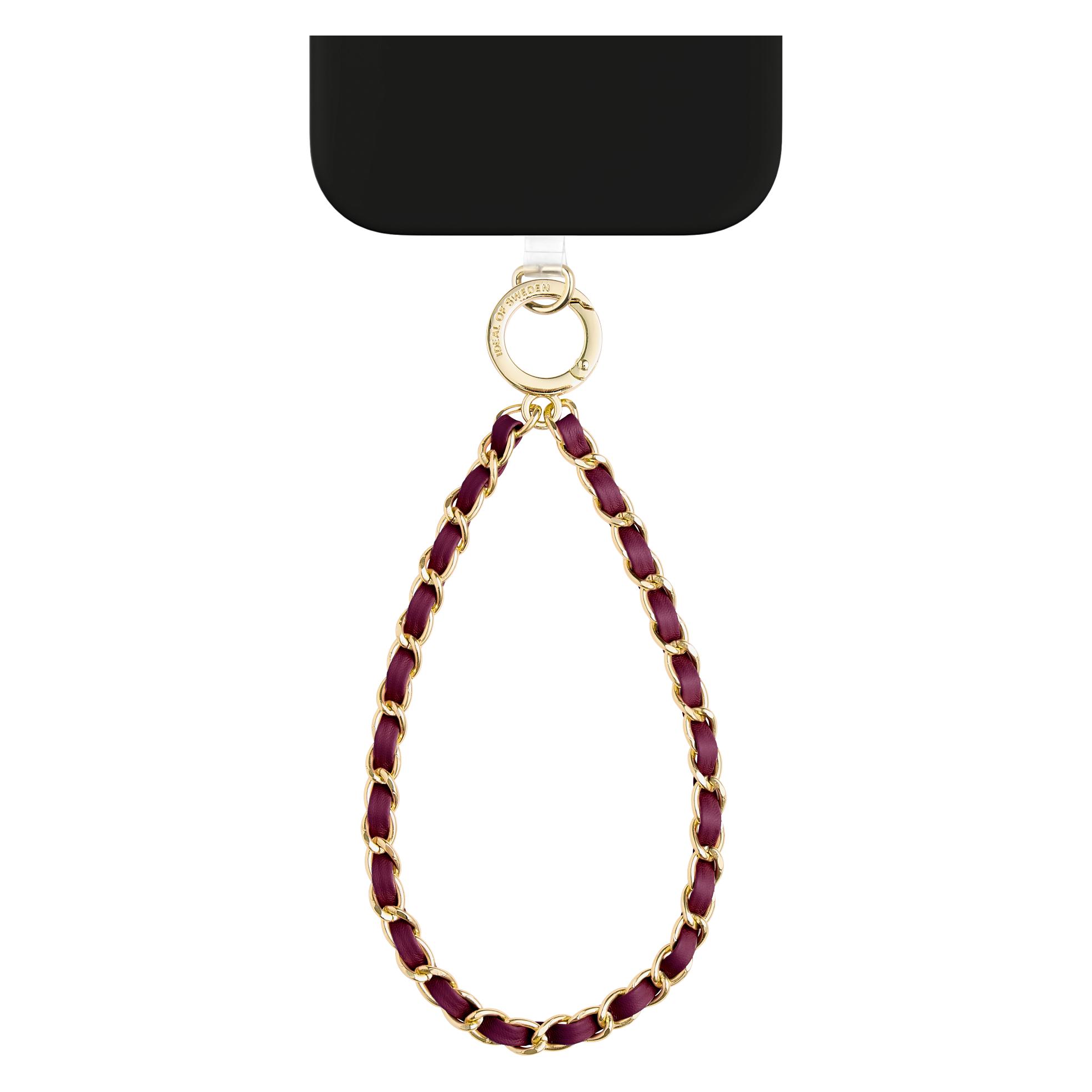 iDeal Of Sweden für alle Cases mit Ladeanschluss mittig Wristlet Cherry Gold (IDCW-566)