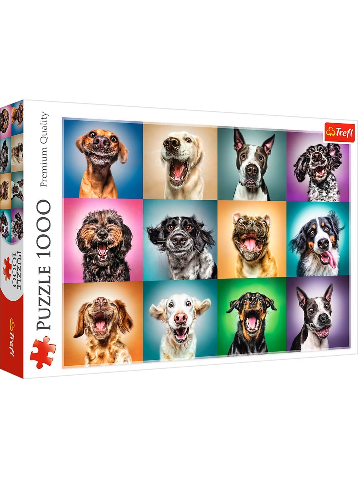 Trefl Puzzle - Funny dog portraits (1000 pieces) 2D Puzzles