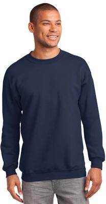 Port & Company PC90 Essential Fleece Crewneck Sweatshirt in Navy Blue size 3XL PC90Y